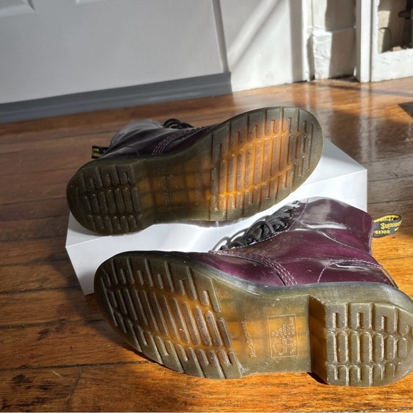 Dr. Martens Purple Combat Boots - Picture 5 of 7